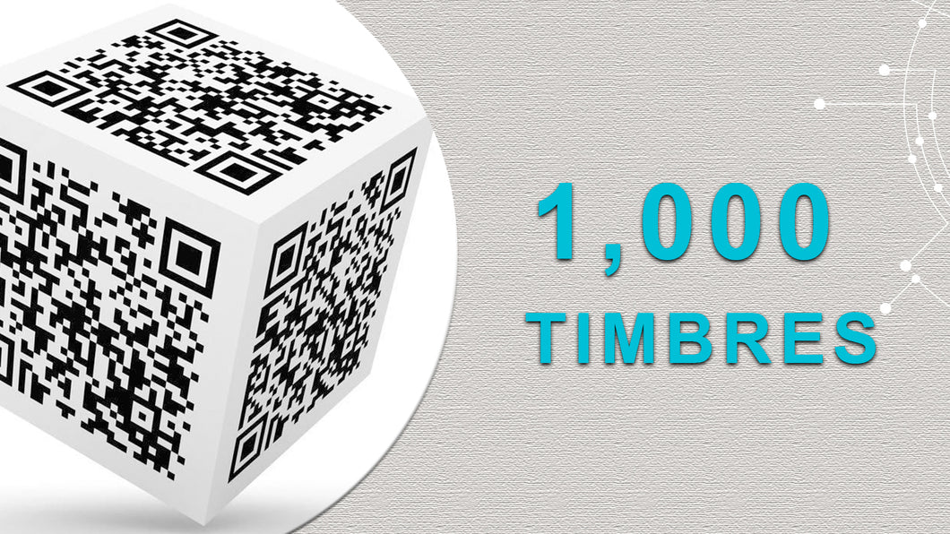 Timbrado | Paquete de 1,000 timbres