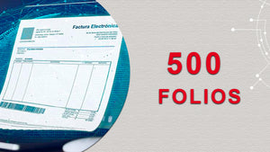 Facturación Electrónica Paquete 500 folios