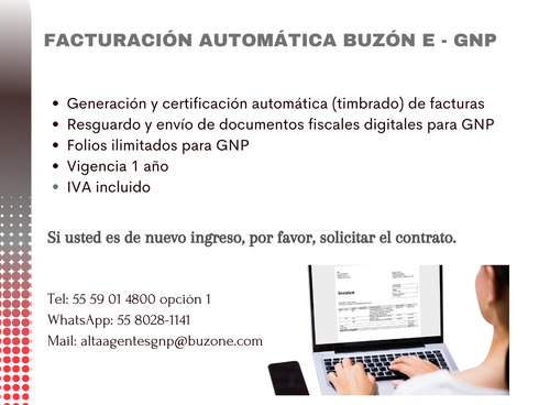 Facturación automática agentes GNP